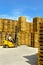 Loading forklift