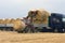 Loading hay