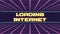 Loading Internet Title Animated Retro Futuristic 80s 90s Style. Animation squares and retro background