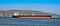 Loading oil supertanker