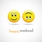 Loading weekend happy smileys