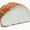 loaf of bread on a white background, close-up. AI-Generated