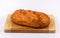 Loaf on a wooden serving board