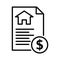 Loan contract and building permission, loan document of   lender and borrower, payment for home