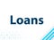 Loans Modern Flat Design Blue Abstract Background