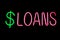 Loans Neon Sign