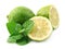 Lobes of lime with mint