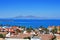 Lobos Island from Corralejo in Fuerteventura, Canary Islands, Sp