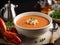 Lobster Bisque, classic creamy and smooth, seasoned soup from lobster and aromatics