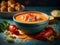 Lobster Bisque, classic creamy and smooth, seasoned soup from lobster and aromatics