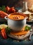 Lobster Bisque, classic creamy and smooth, seasoned soup from lobster and aromatics