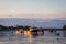 Lobster boats at dawn in Friendship, Maine