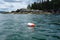 Lobster buoy near shore in State of Maine