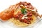 Lobster pasta with tomato sauce