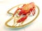 Lobster plate, red, seafood, food, delicious, dinner