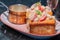 Lobster Roll.fresh Maine Lobster boiled, mixed with mayo, celery, chives served in toasted hero roll with crisp lettuce and drawn