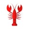 Lobster vector flat illustration