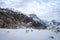 Lobuche mountain peak in Sagarmatha national park