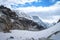 Lobuche mountain peak in Sagarmatha national park