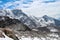 Lobuche mountain peak in Sagarmatha national park