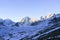 Lobuche summit beside of everest from kallapather summit