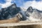 Lobuche from the top of Kongma La pass  Everest 3 high passes trek  Nepal
