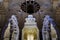 Lobulated archs and Lamp in Cordoba Mosque