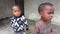 Local African Children in a Poor Village near a Slum, Zanzibar, Africa
