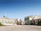 Local architecture street in central massawa old town eritrea