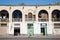 Local architecture street in central massawa old town eritrea