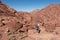 A local bedouin on its way to the summit of Mount Catherine, the highest mountain in Egypt.