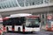 Local bus at the station of Den Haag Centraal number 1032 line 22 of HTM Buzz heading Rijswijk de Schilp.