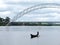 Local Canoe on Ghana\'s Volta River