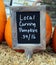 Local Carving Pumpkin Sale Sign