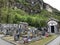 Local cemetery in the village of Cevio