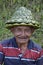 Local farmer in Rice Terrace in Bali Asia Indonesia