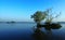 Local fisherman activity on Cengklik reservoir.