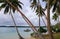 Local fishermen in a boat, Ofu island, Tonga