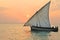 Local fishermen\'s dhow in Tanzania