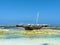 Local fishermen\'s dhow in Tanzania