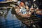 Local fishing boat marina at Phli Pier, Chonburi Province, Thailand