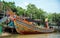 Local fishing port and boat tour at Taloh Kapo Community, Pattani Province, Thailand