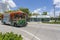 Local free trolley bus in Little Havana, Miami, Florida