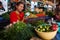 Local fresh market in Falam, Myanmar (Burma)