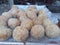 Local fried dough with sesame