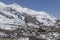 Local houses at Muktinath village in lower Mustang district, Nepal