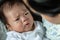 Local lifestyle of Asia Chinese Baby newborn