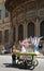 Local peddler selling lupins on a handcart, Moez Street, Cairo