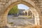 Local people in historical caravanserai, Adiyaman, Turkey