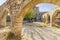 Local people in historical caravanserai, Adiyaman, Turkey